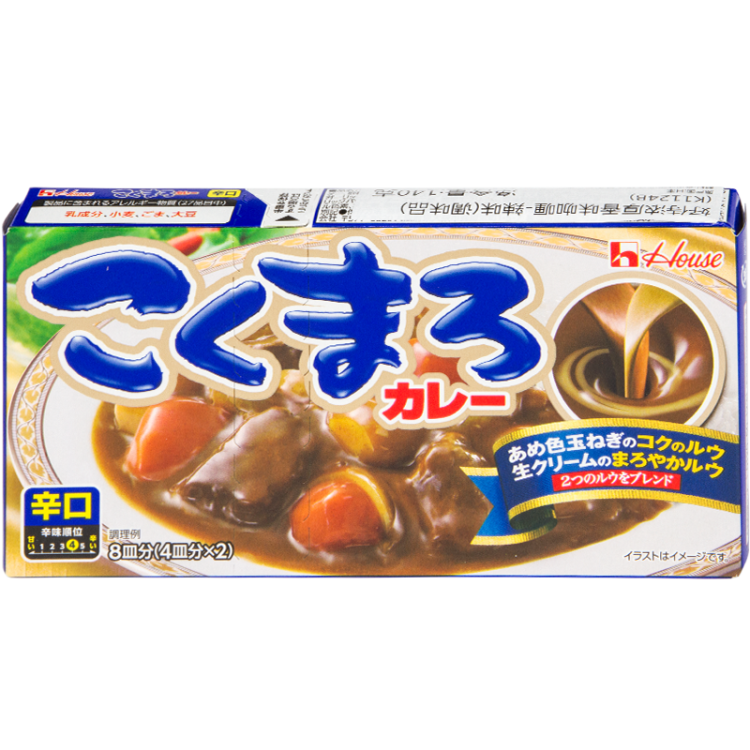 日本进口 好侍（House）浓厚香味咖喱-辣味 日式咖喱块 浓厚香味140g 光明服务菜管家商品 
