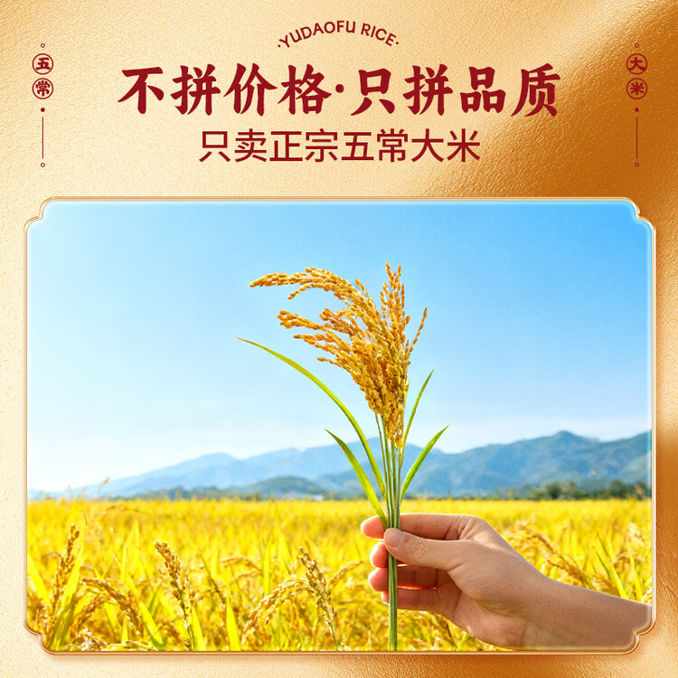 裕道府五常大米 20斤装 当季新米 自营（东北大米 十公斤/10kg） 菜管家商品