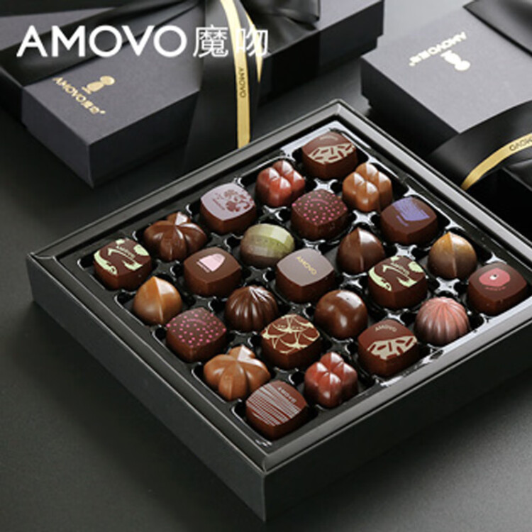 魔吻（AMOVO）巧克力礼盒糖果生日礼物比利时进口原料零食送女友 光明服务菜管家商品 