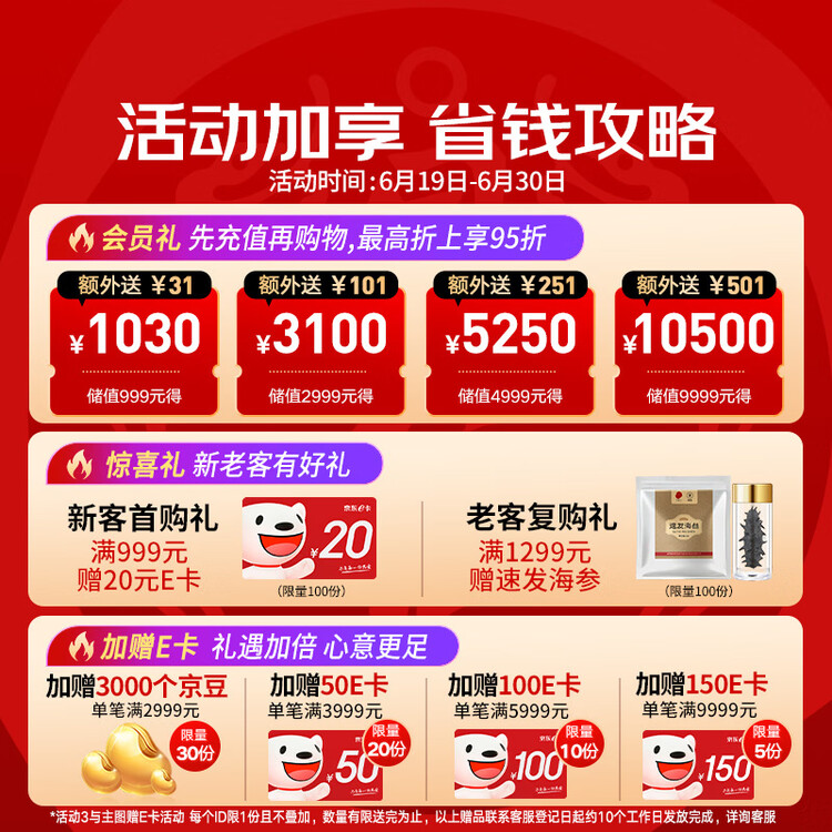 同仁堂北京同仁堂大连净制干海参100g28-42只海参端午节礼盒父亲节礼物 菜管家商品