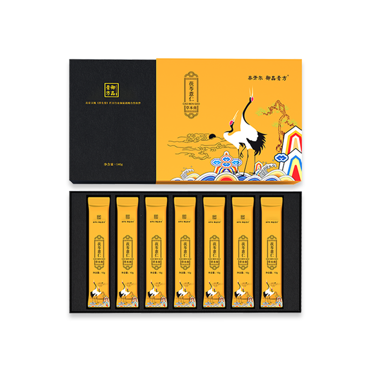 御品膏方茯苓薏仁草本膏礼盒款山楂陈皮红豆薏米米10g*14 茯苓薏仁