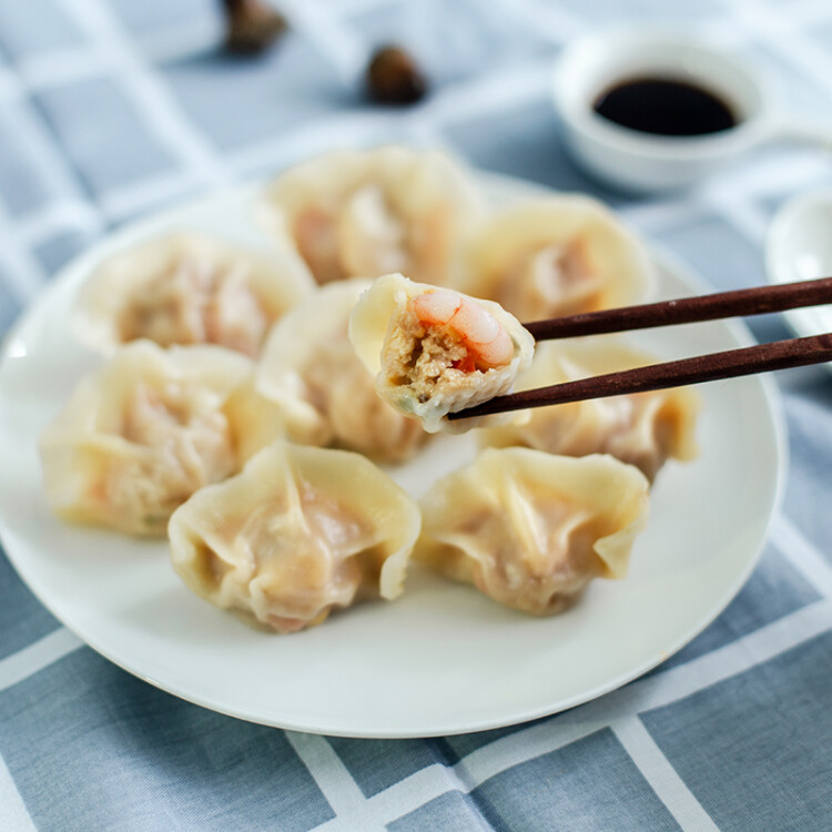 思念金牌虾水饺虾仁三鲜480g32只 速冻饺子早餐食品速食食品蒸饺煎饺 光明服务菜管家商品