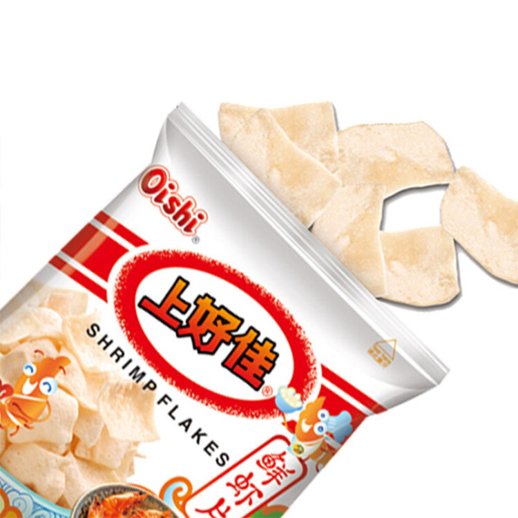 上好佳（Oishi）鲜虾片 膨化零食大礼包 5g*20袋 光明服务菜管家商品 
