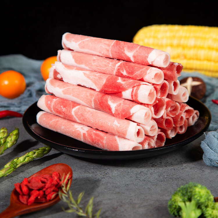 宁鑫 宁夏盐池滩羊  原切羊肉卷300g 火锅食材 清真食品 地理标志产品 菜管家商品