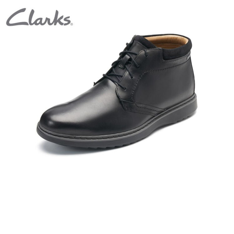 Clarks其乐男鞋Un Geo Mid GTX商务休闲男士休闲高帮鞋皮鞋男舒适透气 