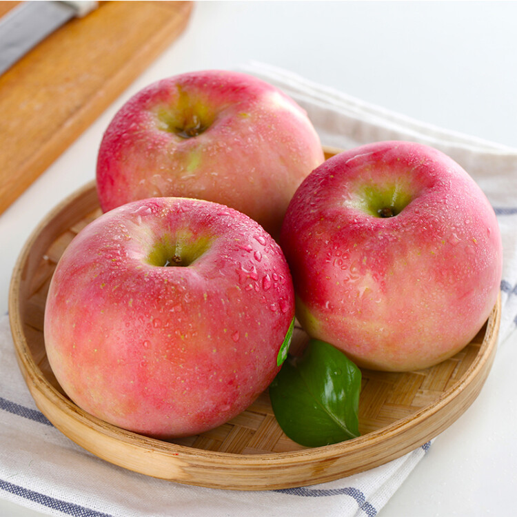京鲜生甘肃静宁红富士苹果6粒 单果160-200g 水果 包装随机 光明服务菜管家商品 