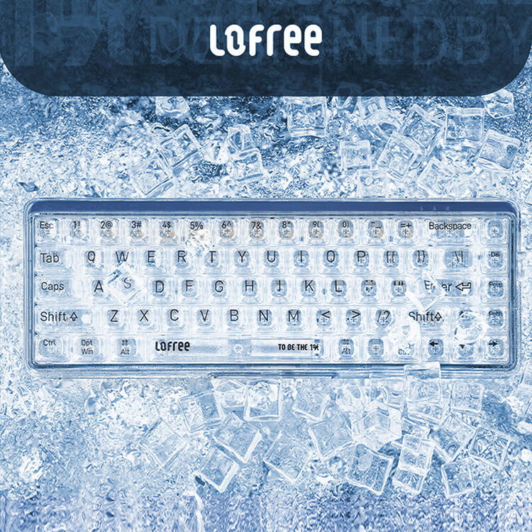 洛斐（LOFREE）透明1%双模无线机械键盘高透客制水母轴体适用电脑ipad笔记本游戏办公居家便携【图片 价格 品牌 评论】-京东