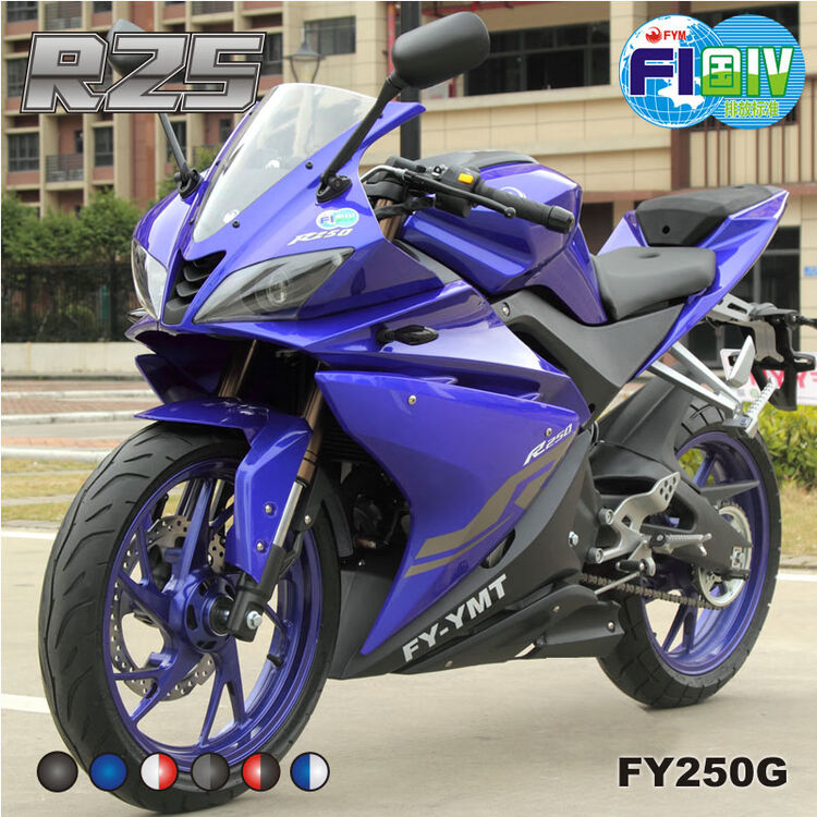 飞鹰摩托车跑车趴赛fy250gr25街车r15进口部件ymt赛车春风nk250水冷