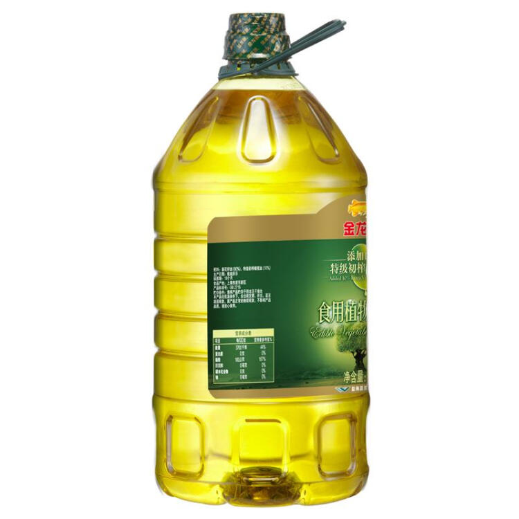 金龙鱼食用油 添加10%特级初榨橄榄调和油4L