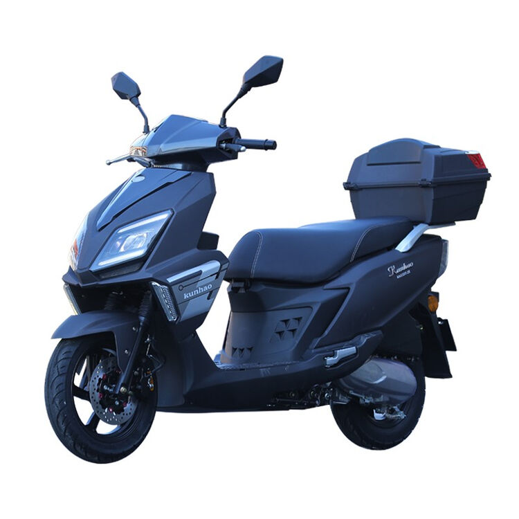 坤豪uy全新国四电喷踏板摩托车125cc燃油车男女式省油 代步车外卖车