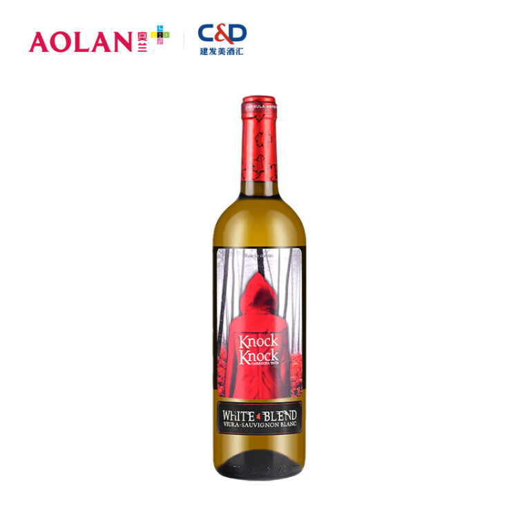 奥兰小红帽干白葡萄酒750ml*1瓶  西班牙进口红酒 光明服务菜管家商品 