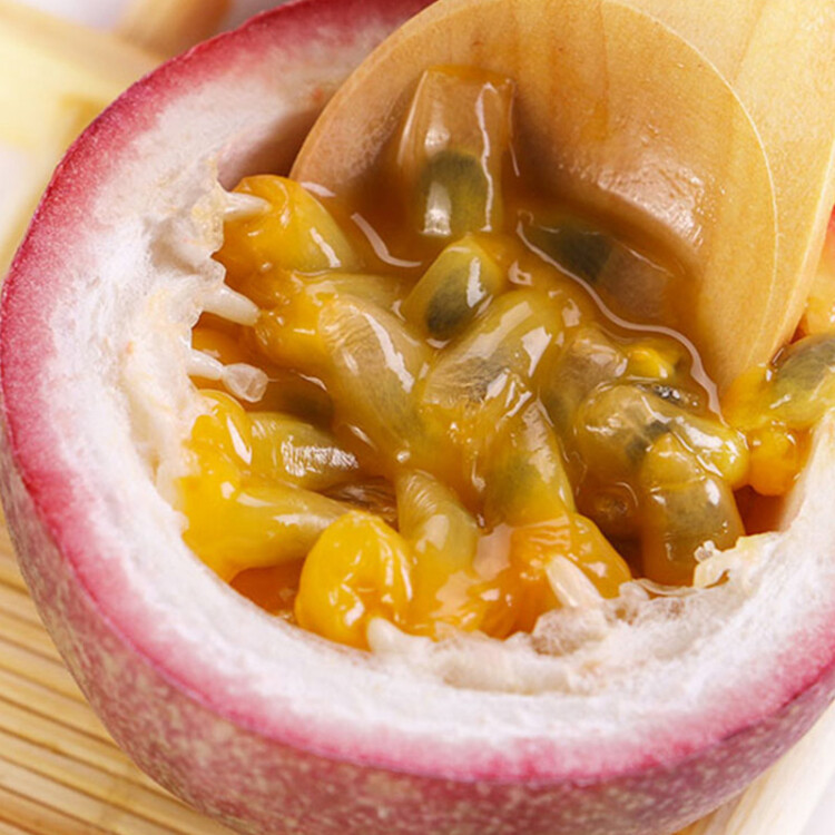 京鲜生  鲜吃榨汁组合（4个广西百香果+2个黄柠檬）水果 光明服务菜管家商品 