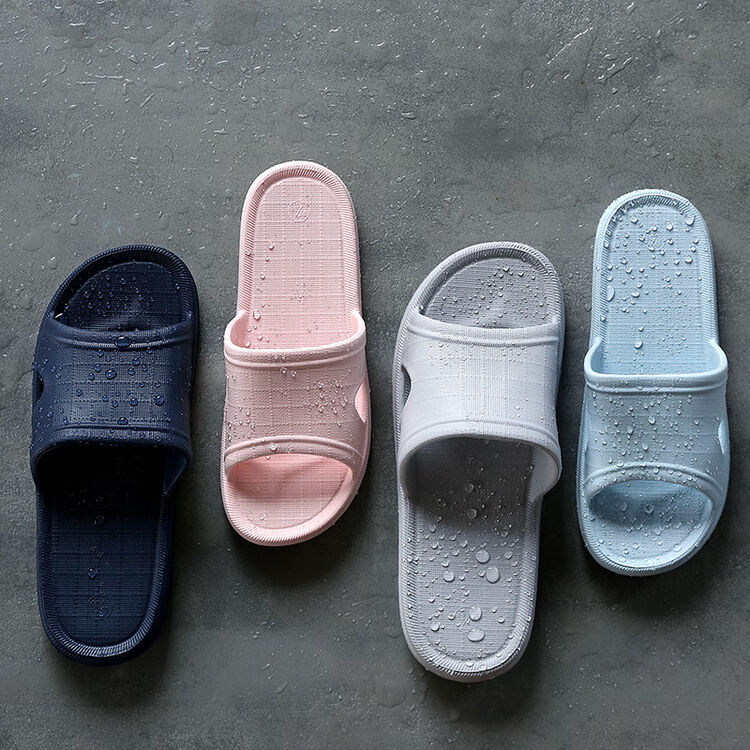 京东京造浴室拖鞋女居家卧室凉拖鞋软底粉色3738