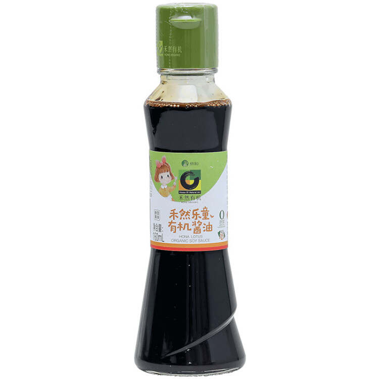 禾然有機(jī) 樂(lè)童有機(jī)醬油160ml【特級(jí)醬油】0%添加防腐劑 生抽 欣和出品 菜管家商品