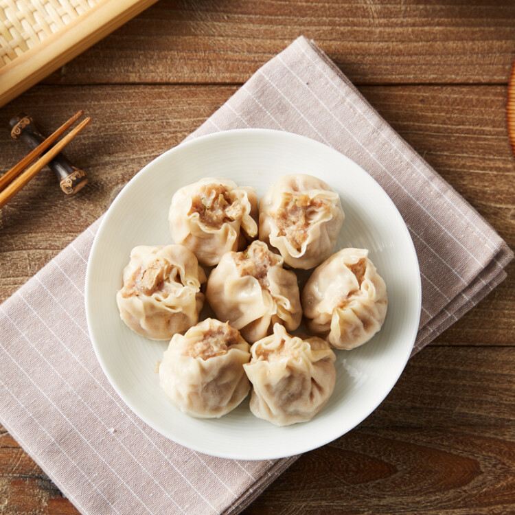 江南之味 鲜肉烧卖300g/袋(12个)干蒸烧麦早餐面点 港式点心 光明服务菜管家商品