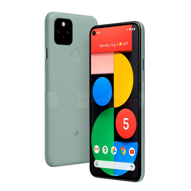 谷歌/Google Pixel 5 智能手机原生安卓系统支持移动联通4G海外版浅绿色