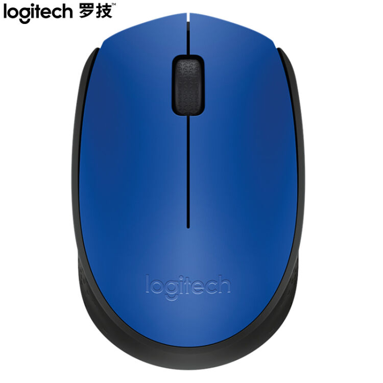 罗技 Logitech M170 M171 鼠标无线鼠标办公鼠标对称鼠标蓝色带无线2 4g接收器 图片价格品牌评论 京东