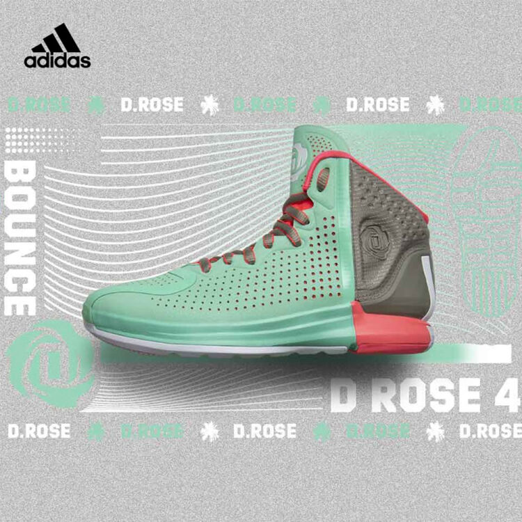 adidas阿迪达斯官方罗斯4代复刻Restomod男子中帮复刻版专业篮球鞋 