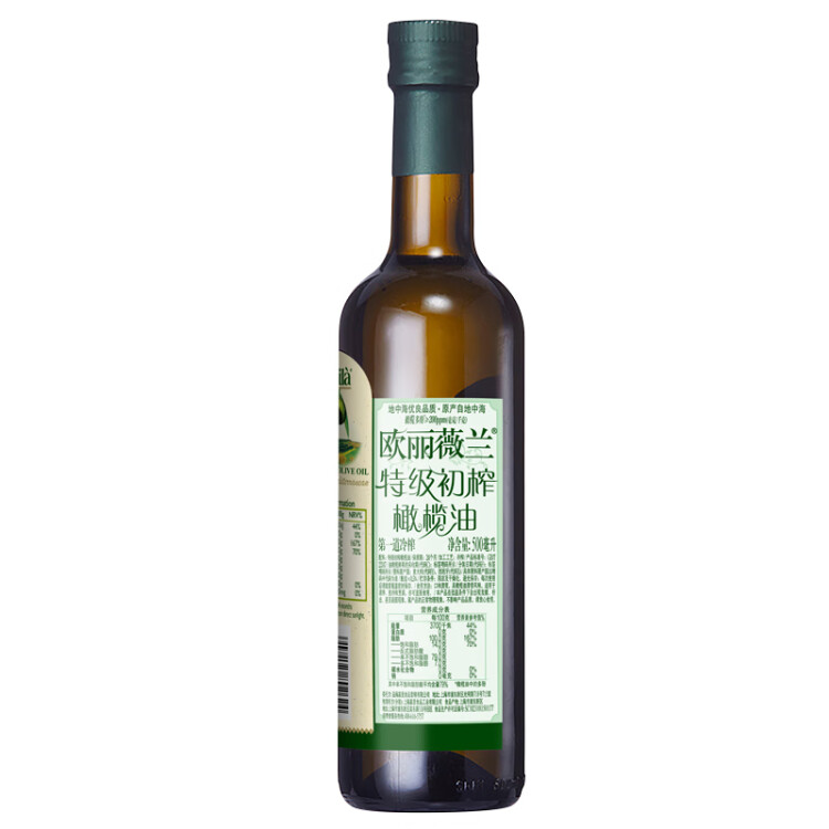 歐麗薇蘭 Olivoila 食用油 特級初榨 壓榨 橄欖油500ml 菜管家商品