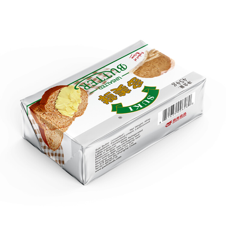 多美鲜（SUKI） 阿根廷进口 动脂黄油 原味454g 冷藏 烘焙 煎牛排 蛋糕 曲奇 光明服务菜管家商品 
