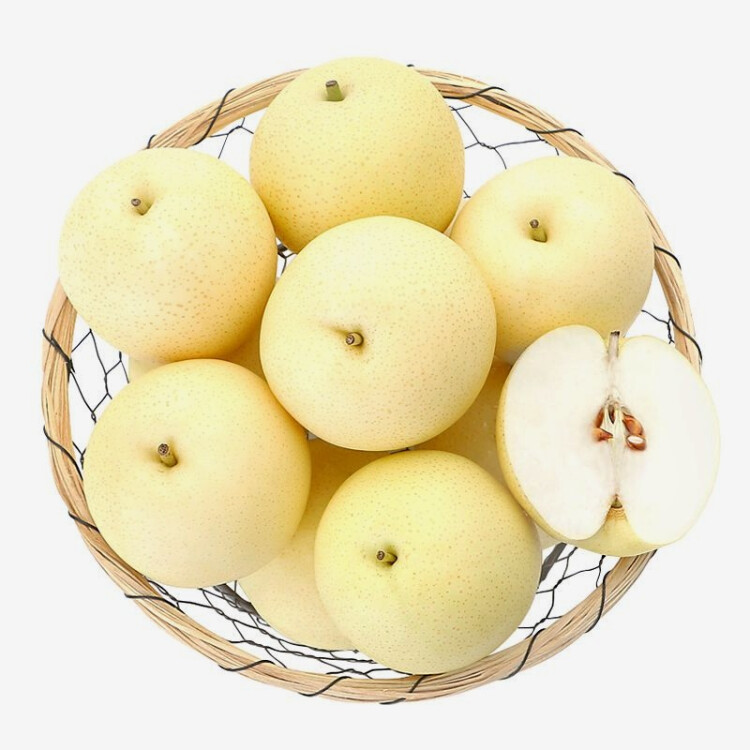京鲜生 河北 皇冠梨 净重5斤 精品 梨子 生鲜水果礼盒