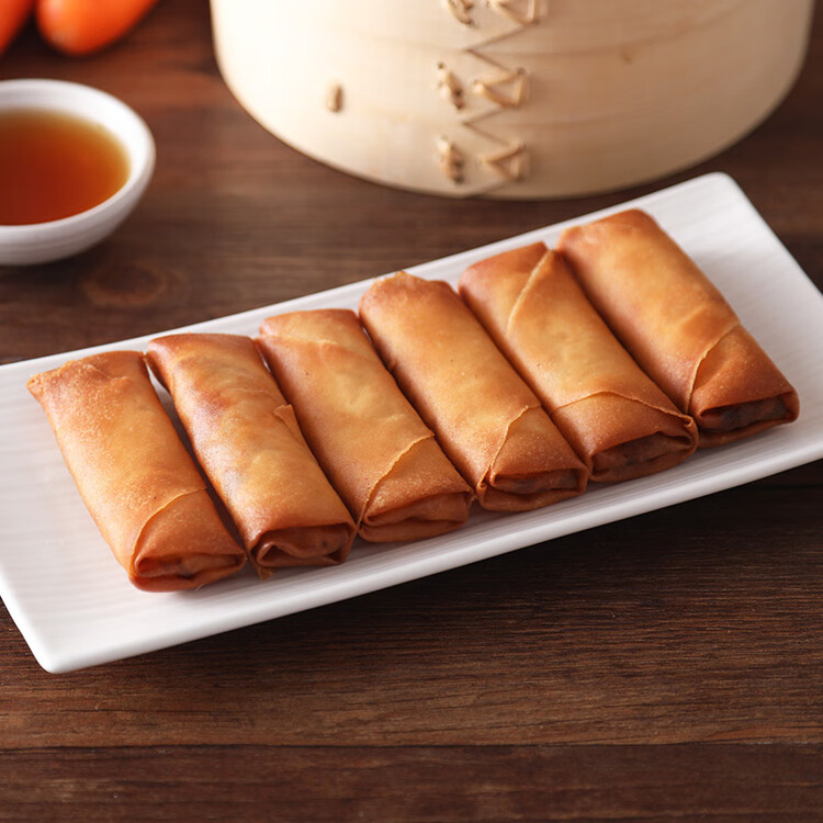 万正沪味春卷600g24个 中式传统早餐点心速冻半成品烘焙食品休闲小吃