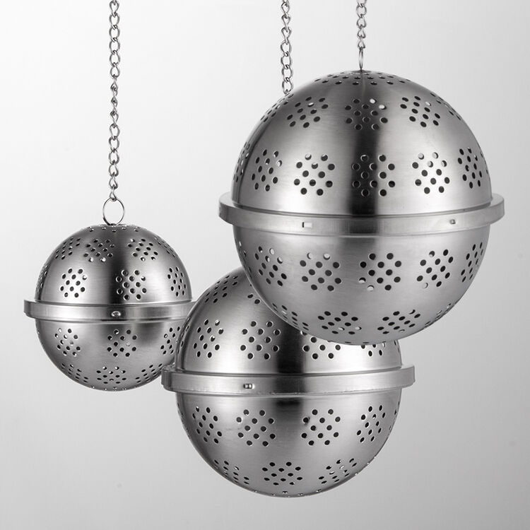 senseyo调味料球包304不锈钢大号卤肉调料过滤隔渣筛网球煲汤袋泡茶球