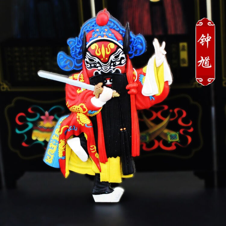 中国風京劇の顔の人物の写真立て鏡の置物特色文化の創意化粧鏡小さな