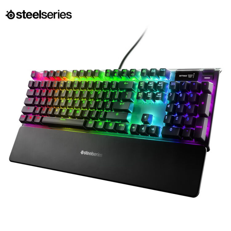 赛睿(SteelSeries) Apex Pro有线键盘游戏键盘机械键盘可调触发键程OLED