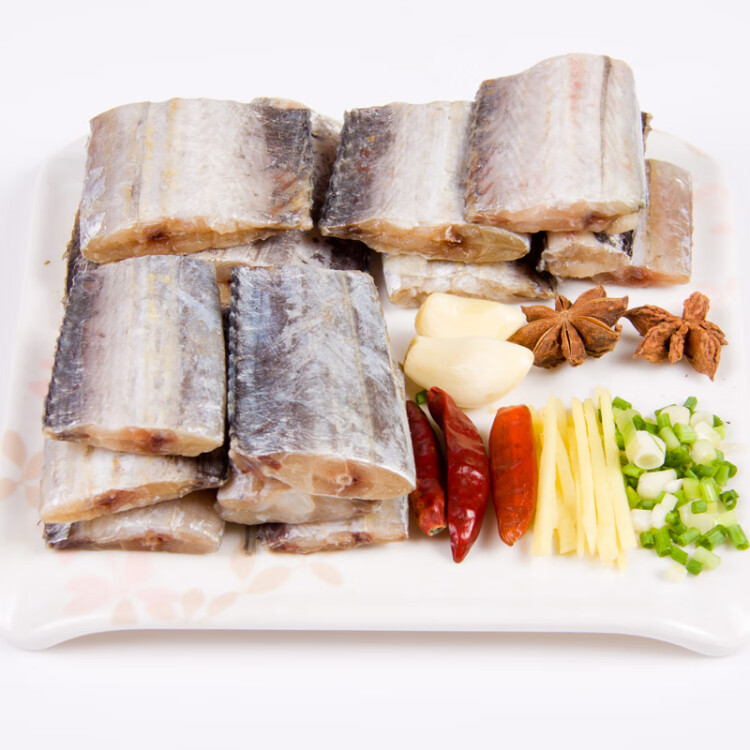 上麟记 鲜活冷冻东海四去带鱼段 1.3kg/袋（650g*2）  海鲜水产 生鲜烧烤食材 光明服务菜管家商品 