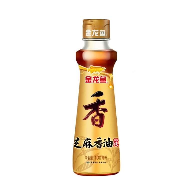 金龙鱼芝麻香油 凉拌调味烹饪火锅 纯芝麻 香油 100ML 光明服务菜管家商品