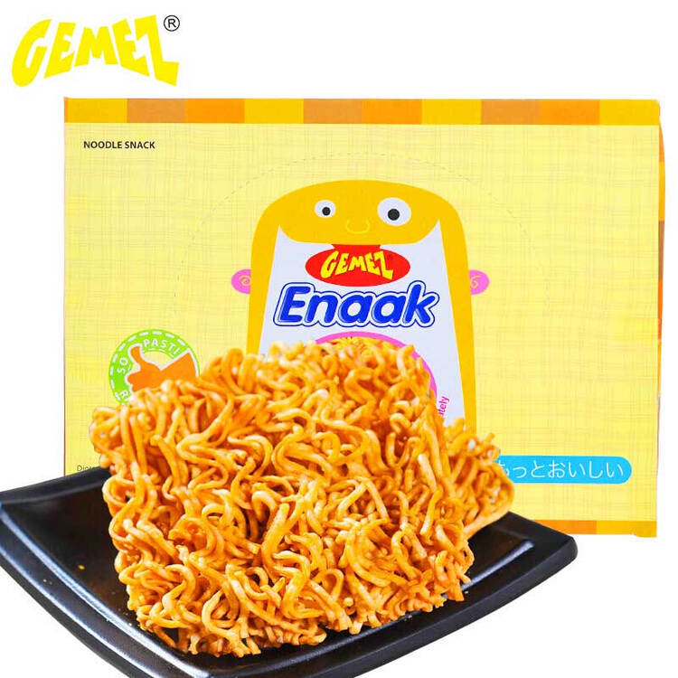 GEMEZ小鸡面干脆面烧烤鸡肉味16g*30袋印尼进口方便面点心面年货送礼 菜管家商品
