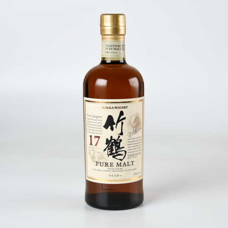 竹鹤竹鹤NIKKA TAKETSU 日本洋酒调和麦芽威士忌17年700ml【图片价格