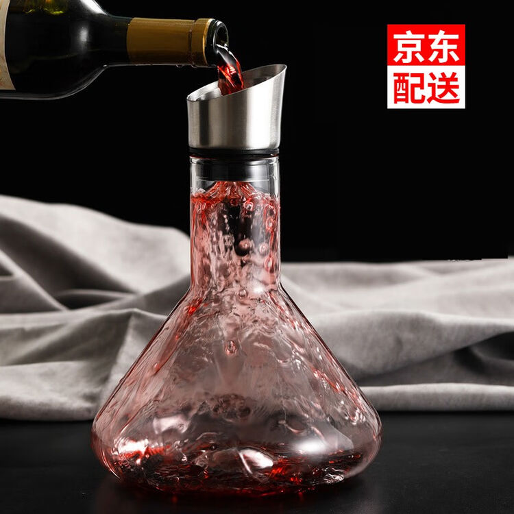 圆舍（yumsir）红酒快速醒酒器 欧式轻奢家用红酒瀑布式加厚水晶玻璃醒酒器带过滤创意个性洋酒扎壶 快速醒酒器【图片 价格 品牌 评论】-京东