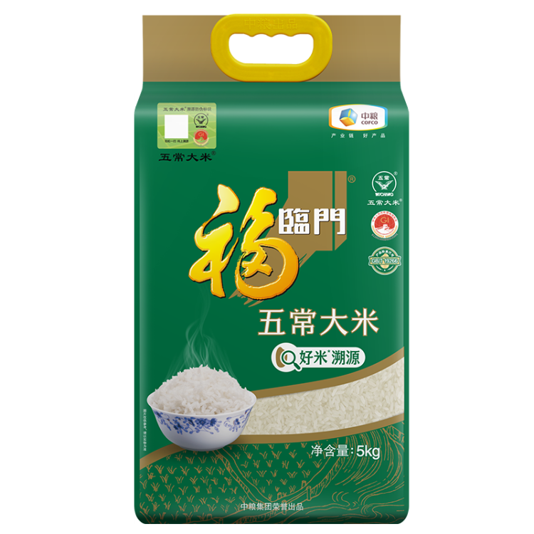 福临门 五常大米 5kg/袋（新旧包装交替发货） 菜管家商品