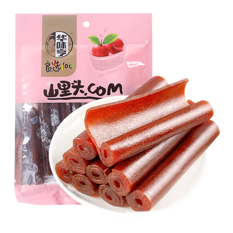 华味亨 果丹皮150g/袋山楂卷儿时怀旧零食酸甜爽口 光明服务菜管家商品