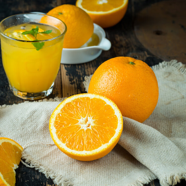 新奇士（Sunkist）澳洲早脐橙 蓝标4粒尝鲜款 单果180g起 新鲜水果 光明服务菜管家商品 
