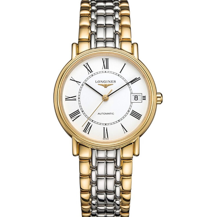 瑞士正品 浪琴longines男表-瑰丽系列34.5mm小表盘腕表 自动机械 l4.