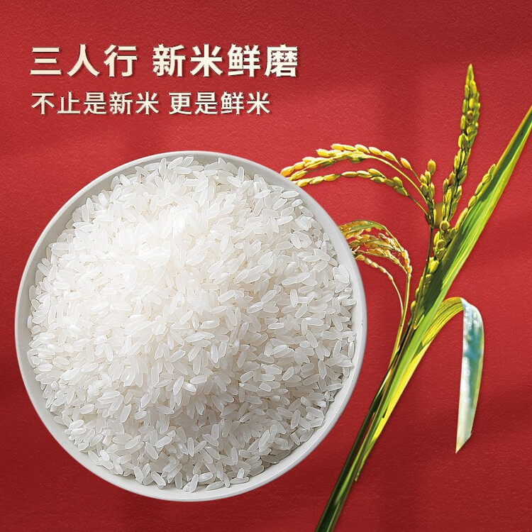 三人行东北大米 稻香2号1.25kg 2023年新米 东北哈尔滨特产 粳米2.5斤 菜管家商品