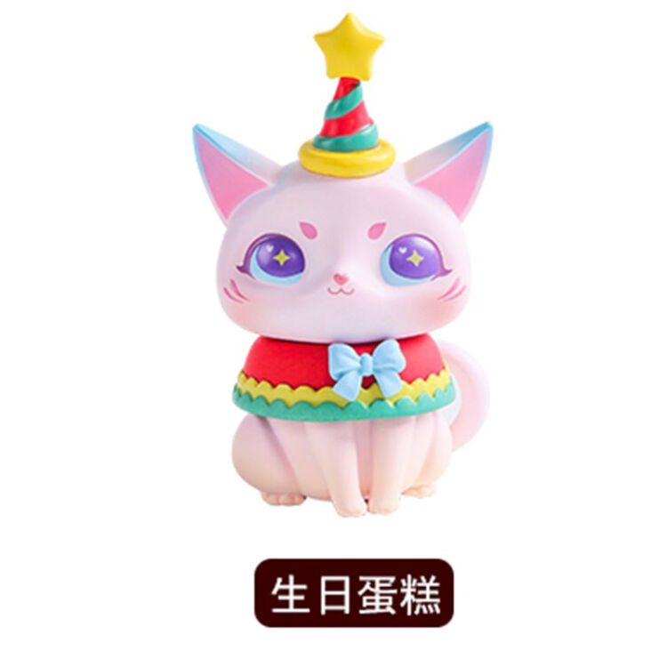 Mio甜品猫头顶有粮系列盲盒可爱猫咪潮流手办动物摆件生日蛋糕 图片价格品牌评论 京东