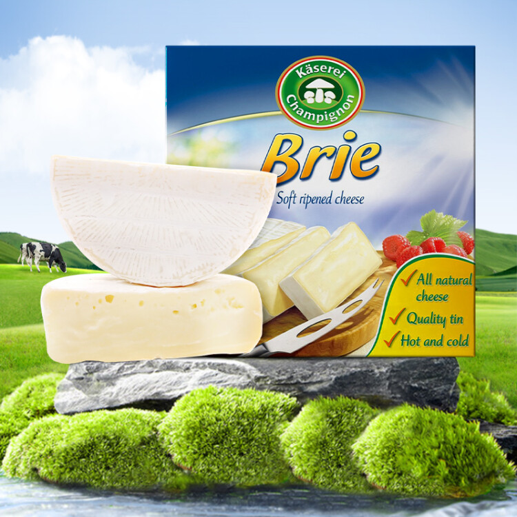 多美鮮（SUKI）德國進口 布里奶酪 天然原制奶酪 125g 冷藏軟質 烘焙原料 