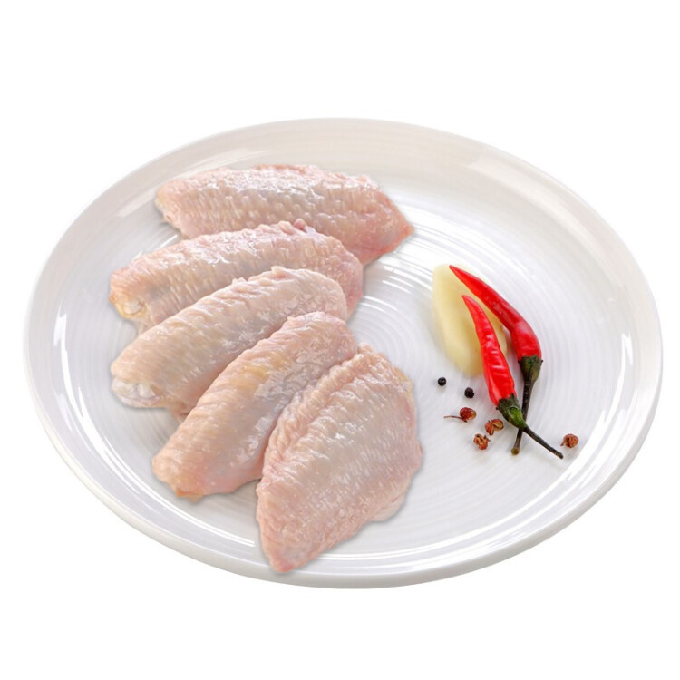 圣農 白羽雞雞翅中1kg/袋冷凍烤雞翅清真食材 