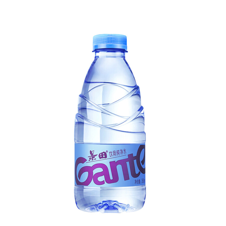 景田 飲用純凈水 360ml*24瓶 整箱裝 會議辦公用水 家庭健康飲用水