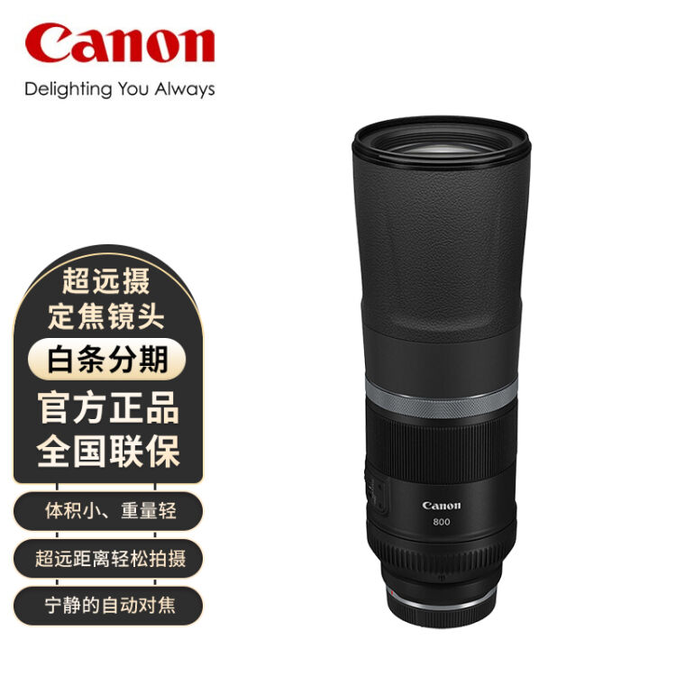 佳能（Canon）RF800mm F11 IS STM 超远摄定焦镜头微单镜头【图片价格