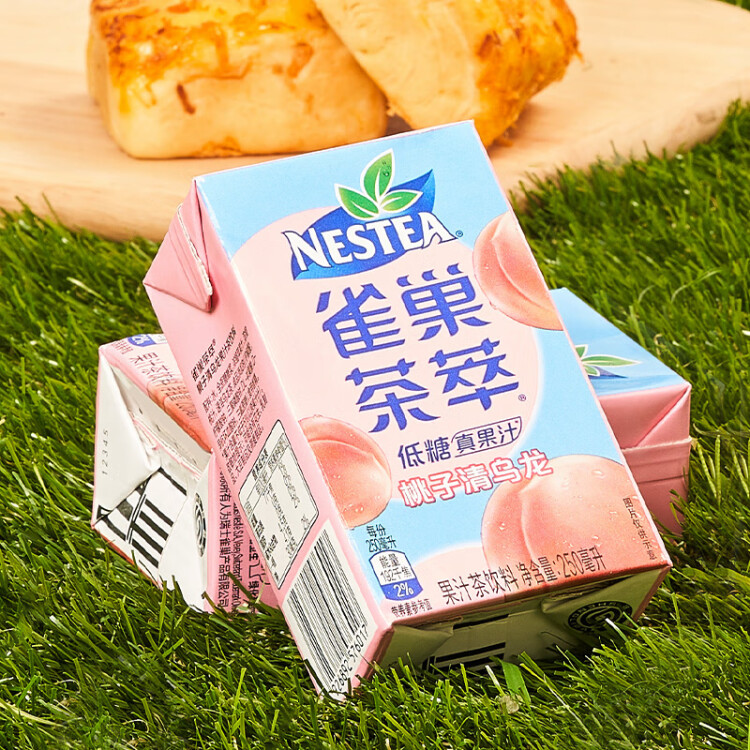 Nestle 雀巢茶萃桃子清烏龍 果汁茶飲料250ml*24包 整箱 菜管家商品