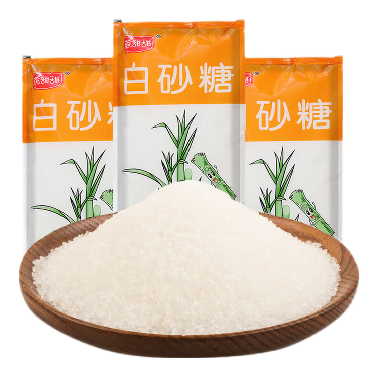 蔗甜甜一级白砂糖300g批发白糖袋装幼白沙糖细砂糖烘焙食糖 300g*4袋白砂糖【图片 价格 品牌 评论】-京东