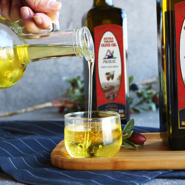 阿格利司（AGRIC）特级初榨橄榄油750ml 希腊原装进口 烘焙烧烤炒菜凉拌食用油 光明服务菜管家商品 