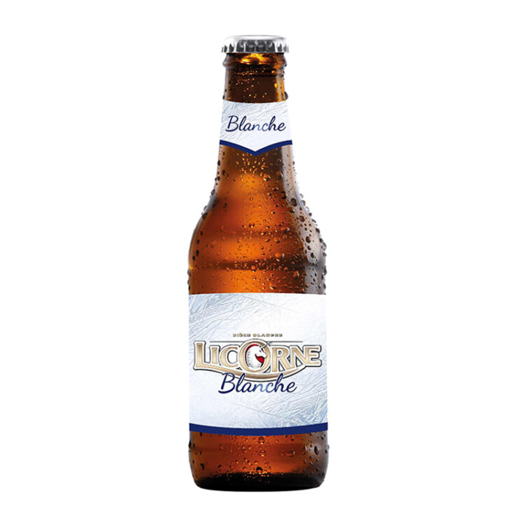 利库尼（LICORNE）白啤酒 250ml*12瓶 法国原装进口 光明服务菜管家商品 