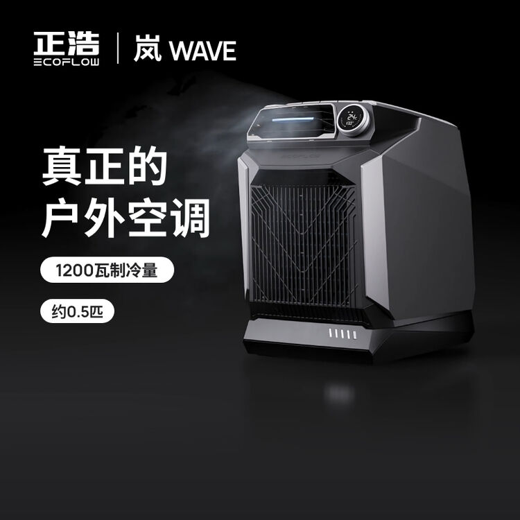正浩EcoFlow 智能户外电源配件 便携可移动空调App控制帐篷自驾露营车载适用 1200W制冷量半匹压缩机超长续航【图片 价格 品牌 评论】-京东