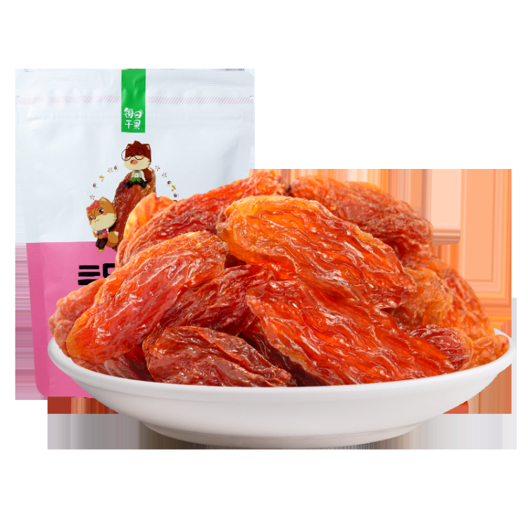 三只松鼠玫瑰紅葡萄干120g/袋 蜜餞果干果脯休閑零食新疆特產(chǎn) 菜管家商品